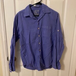 Tasso Elba Island Linen Button Down Shirt- Men’s Small